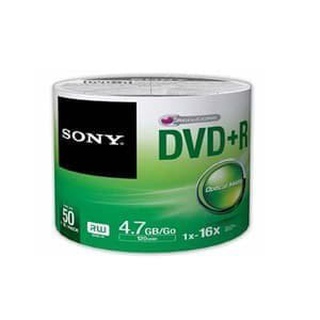 newSony DVD+R 4.7gbulk Spindel แผ่นแมงมุม 50 องศา WEKS
