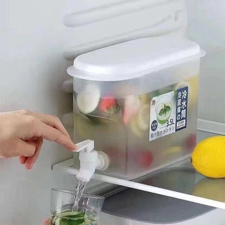 kitchen In stock 3.5L Cold Hot Water Bucket Fill Bottle Jug Refrigerator Drink Dispenser with Tap Fa