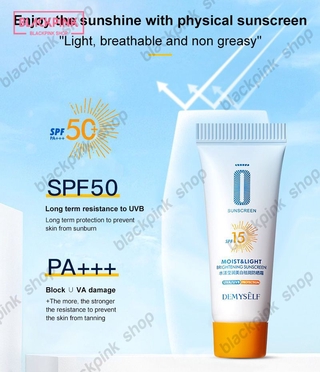 COD Sunscreen Whitening Sun Cream SPF 15 Sunblock Facial Body Skin Protective Cream Anti-Aging Oil-control Moisturizing Face [blackpink] (1)
