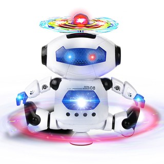 Smart Space Dance Robot Electronic Toys With Music Light Gift For Child Kids Toy