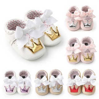 Butterfly Cute Crown Anti-slip Shoes Baby Soft Soled Shoes
