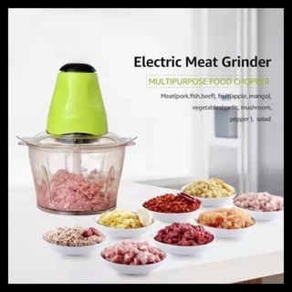 2L Electric Kitchen Chopper Shredder Food Chopper Meat Grinder Stainless Steel Processor Kitchen