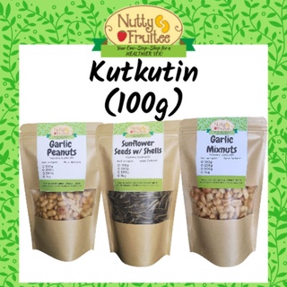NuttyFruitee KUTKUTIN in 100g: Garlic Peanuts, Sunflower Seeds, Garlic Mixnuts