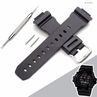 🌸🌸 Replacement Silicone Watch Band Strap Compatible G Shock DW-6900 Ear Batch Needle