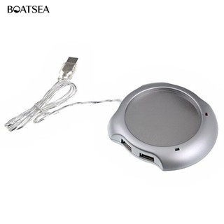 Boatsea USB Mug Coffee Tea Cup Warmer Heater Pad with 4-Port HUB (2)