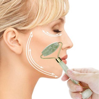 Facial Massage Tool Guasha Beauty Jade Roller Face Thin Left