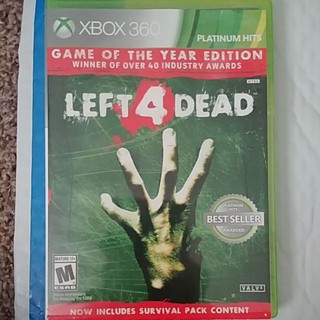 XBOX 360: LEFT 4 DEAD Game of The Year Edition, PLATINUMHITS, NTSC, FREE REGION, MINT CONDITION