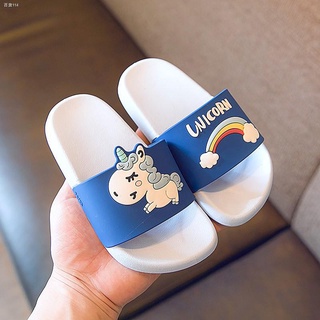 Pinakamabentangↂ❣Kids Fashion slip-on slipper sandal cute cartoon character for boys and girls cod h