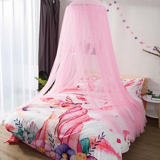 MOSQUITO NETMOSQUITO PATCH✁▼Round mosquito net romantic house Princess Canopy for Girls Ceiling Mosq