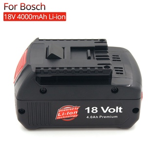 Cordless Power Tools Replacement Batteries 4000mAh Li-ion for Bosch 18V battery BAT609 BAT618 BAT620 (1)