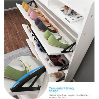 Nordic Flip Shoe Cabinet/Family Storage Shoe Cabinet/Shoe Rack (8)
