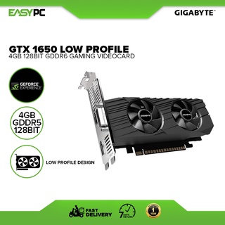 Gigabyte Gtx 1650 OC Low Profile GV-N1650OC-4GL 4gb 128bit GDdr6 Gaming Videocard, Brand New gaming