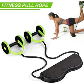 Fitness Pull Rope,Roller Exercise Equipment,Workout,Muscle Trainer Exercise AB Wheels Roller Stretch (1)
