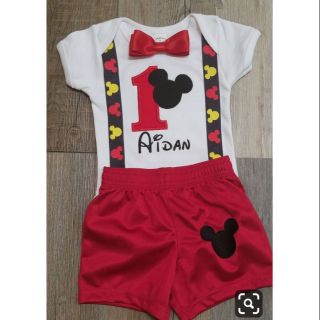 Baby boy mickey mouse costume