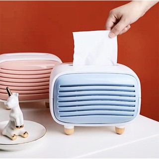 Retiro Tissue Holder | Organizer Storage Bin Container White Box Paper Minimalist Cute Home Decor