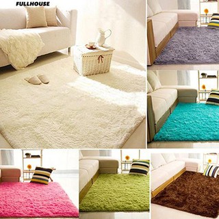‼♥ Living Room Home Anti-Skid Soft Shaggy Fluffy Area Rug Carpet Floor Mat