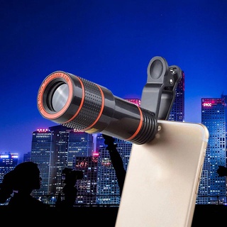 Clip-on 8x 12x Optical Zoom Universal Adjustable Telescope Camera Lens For Cell Phone