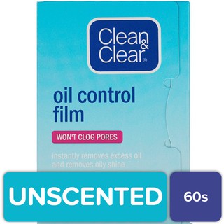 ✗Clean & Clear Unscented Oil Control Film 60s