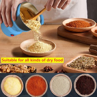 Coffee Grinder Food Processor Blender Electric Peanut Rice Spice Bean Smash Machine Grinding Maker Milling For Baby Multifunctional Cooking Mixer Mini Portable Powder Mill (6)