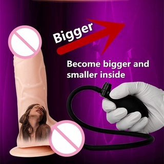 Huge Inflatable Dildo Pump Anall Plug Penis Soft Dildo Suction Cup Sex Dildos Woman Adult Sex Toys (1)