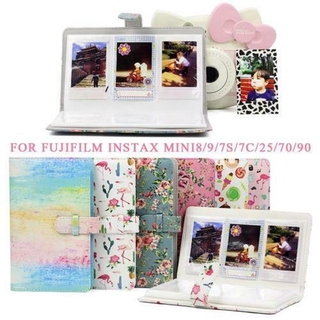 Instax Mini Film Photo Album 96 Pockets Pu Leather Picture Case For Fujifilm 8 9 7s 90 3 Inch Polaroid Paperang