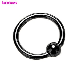 Luckybabys☬ 1 Piece Chic Nose Ring Lip Ear Nose Clip On Ball Nose Lip Hoop Earring
