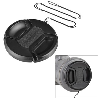 Pinch Snap-on Front Camera Lens Cap Cover for Canon DSLR (1)