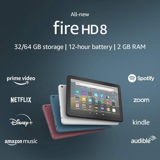 【Ready Stock】№❇Amazon All-new Fire HD 8 tablet, 8" HD display 2020 Version - [32GB]