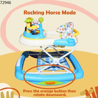 baby rocker bed baby rocker crib ☀2 in 1 Baby Walker & Rocker (with Music and Adjustable Height) 904