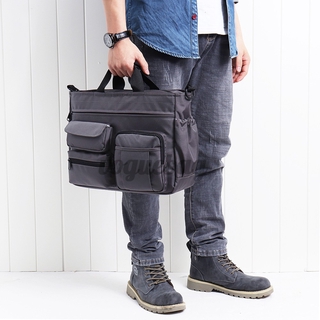 Men Nylon Multi-pocket Handbag For 14 Inch Computer Business Crossbody Bag (7)