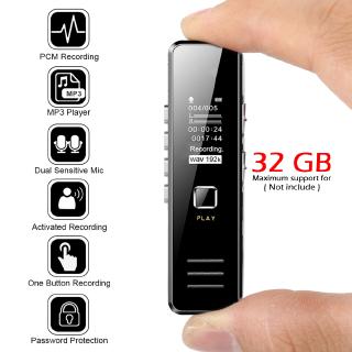 32GB USB Voice Recorder Dictaphone MP3 Player Record Digital 32GB Voice Audio Recorder (1)