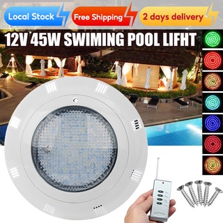 ★Fast Local Delivery★45W 7Color LED RGB AC12V Underwater Light Lamp Swimming Pool Bright Light Remote Control