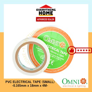 Omni PVC Electrical Tape SMALL (0.165mm x 18mm x 4M) / ET165Z-4M