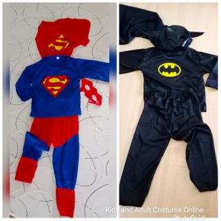 SUPERMAN / BATMAN/ SPIDERMAN COSTUME DRESS FOR KIDS