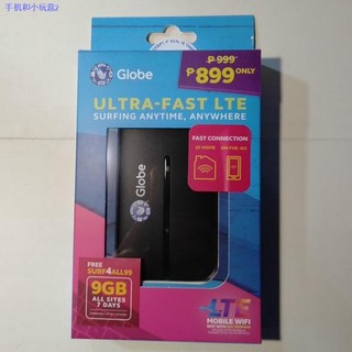 ﹍◘❒S2 Globe LTE Pocket WiFi Ultra Fast-LTE High Speed up to 42Mbps free 9gb