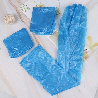 ★MX 5Pair Disposable waterproof thick plastic rain shoe covers anti-slip