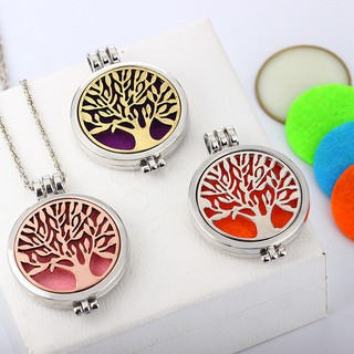 Aromatherapy Essential Oil Round Diffuser Perfume Necklace