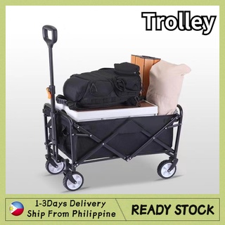 【Ready Stock】Outdoor Utility Trolley Wagon Folding Carts Tool Truck Portable Shopping Folding Carts