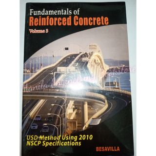 ORIG FUNDAMENTALS OF REINFORCED CONCRETE VOLUME 3 by Besavilla