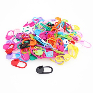 【20pcs/set】 Colorful knitting small mark buckle tool colorful safety pin plastic positioning buckle (3)
