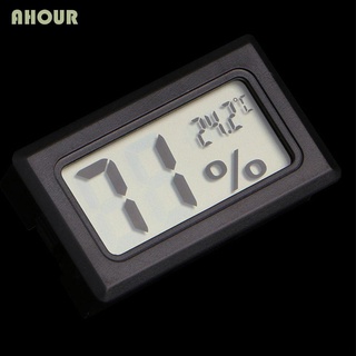 AHOUR Pro Thermometer Hot Hygrometer LCD Monitor 1PC Car Exquisite Indoor Gauge Humidity/Multicolor