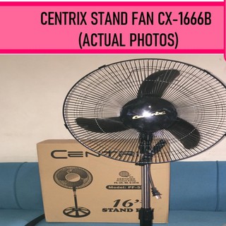 CENTRIX STAND FAN CX-1666B (ACTUAL PHOTOS)