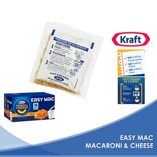 Kraft Macaroni & Cheese Easy Mac Original Flavor Single Serve Pouches