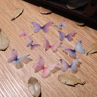 sansa.ph Wholesale 10 Pcs Creative Charms Colorful Butterfly Wing For Earring DIY Jewelry Findings Making