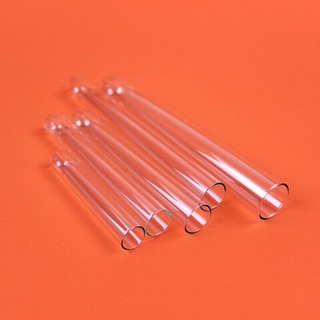 20pcs/lot 10mm*100mm 5ml Glass Test Tube Round Bottom Laboratory Supplies High Temperature Resistant