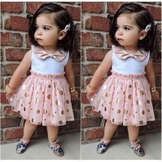 littlekids Summer Baby Girls Dress Sleeveless Tulle Tutu