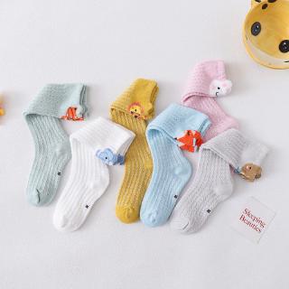 Breathable Thin Cotton Mosquito Baby Socks Baby Knee Socks 1-3 Years Long Cotton Socks