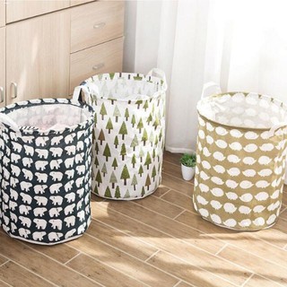 Foldable Bags●▽✖Laundry Basket Foldable Hamper Clothes Storage Organizer-BIG PANALO