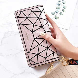 Long and Simple Elegant Mobile Phone Bag Fashionable Large Capacity Wallet