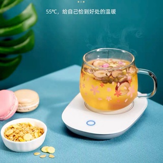 Electric Cup Mug Tray Milk Tea Coffee Drink Warmer Heater Mat Gravity Sensor Pad
